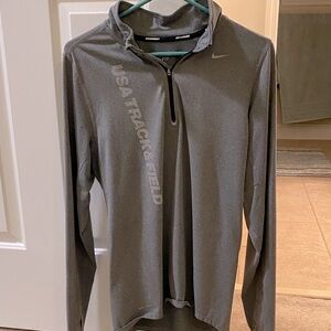 Nike USATF USA Track & Field Element Half Zip Mens Small